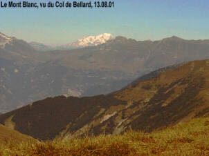 Le col de Bellard, 2223m alt., sommet de l'alpage de Longecombe, à Saint Sorlin d'Arves (Savoie) Cliquer pour plus d'informations.