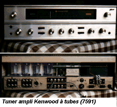 Superbe ampli tuner à lampes KENWOOD