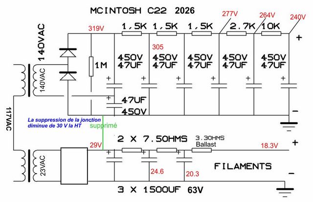 alim c22 mcintosh schéma