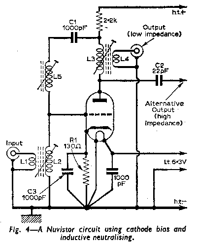 Cathode-biased Nuvistor Circuit [8K]