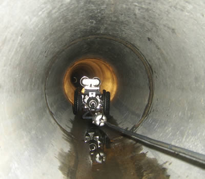 robot inspection vidéo télévisée canalisation