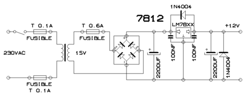 alimentation 12 volts 10W 